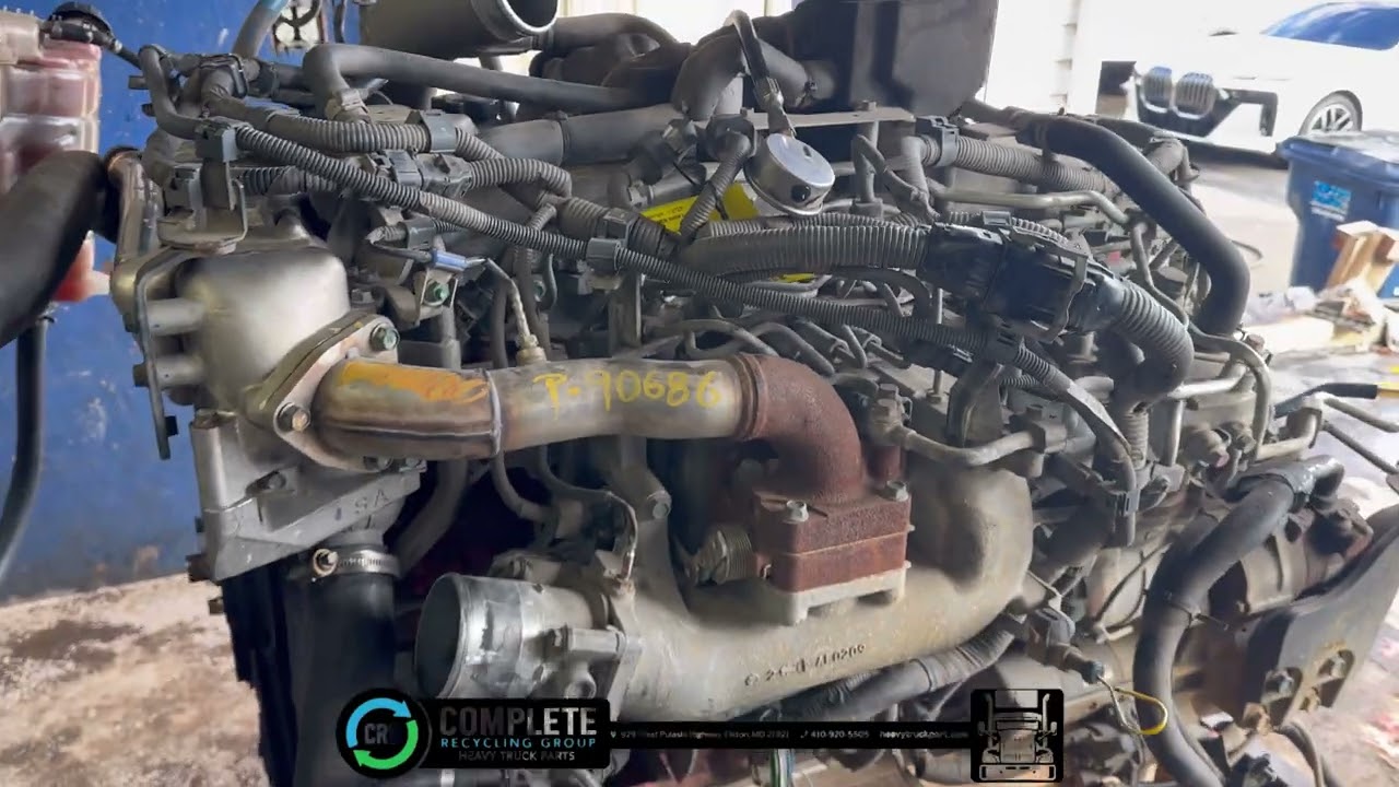 (P-90686) 2018 HINO J08E -WU ENGINE ASSEMBLY