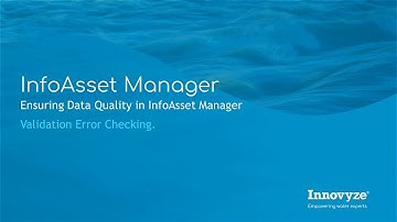 InfoAsset Manager - Ensuring Data Quality Through Validation