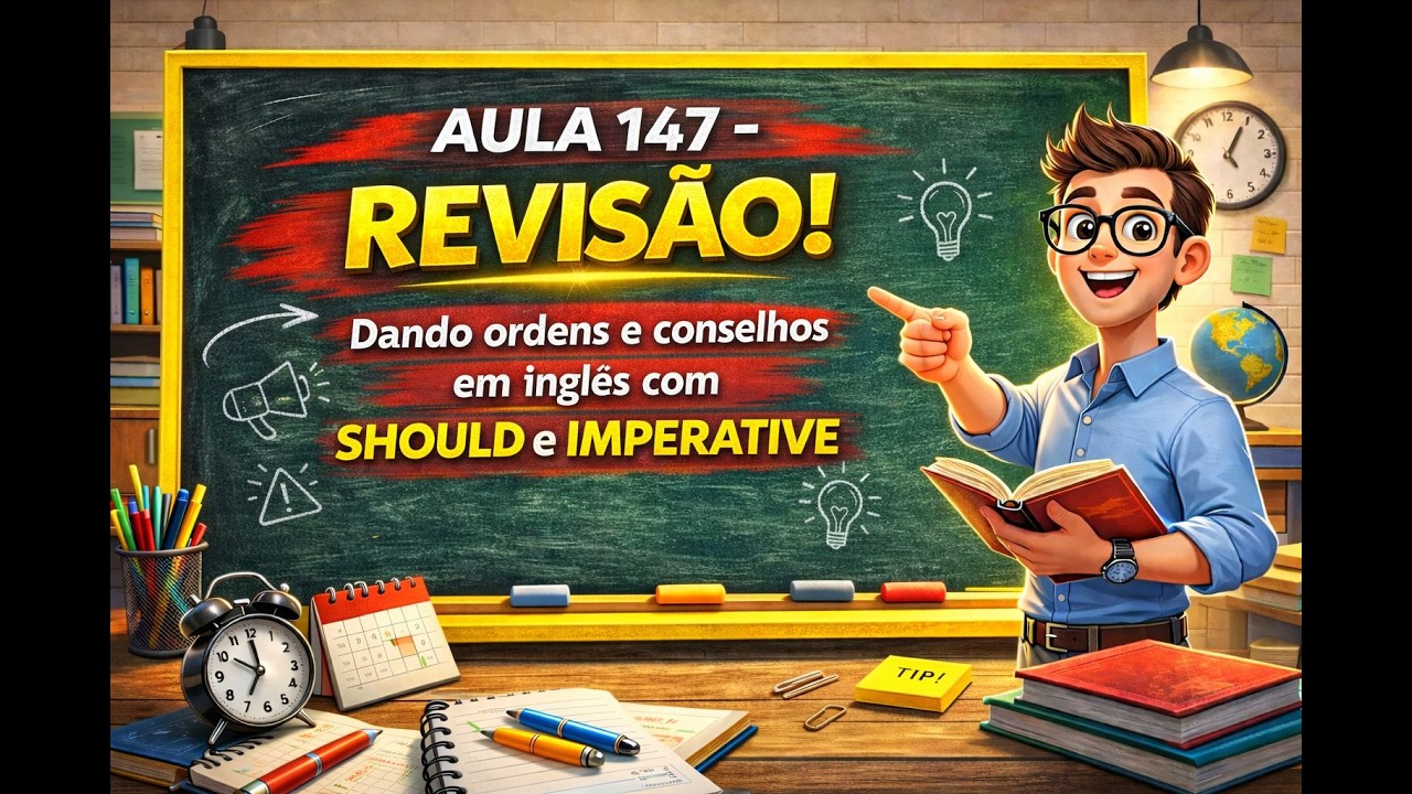 DANDO ORDENS, SUGESTÕES E CONSELHOS EM INGLÊS- REVISÃO! -147