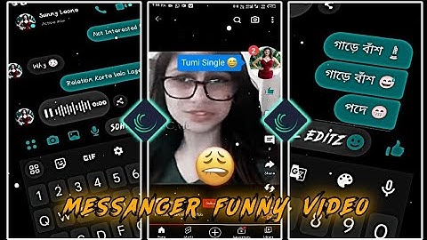 GARE BAS MESSENGER CHAT XML || NEW FUNNY CHAT VIDEO 😅😁 ALIGH MOTION NEW EDIT  #viral #xml #new