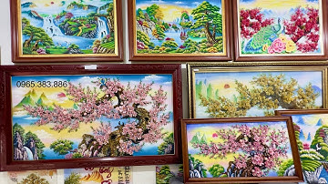 Cách làm bức tranh đá quý tuyệt đẹp.