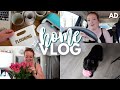 HOME VLOG! 🏡 power hour clean, utility room labels with Cricut Joy, errands & having a me day 🛀 AD