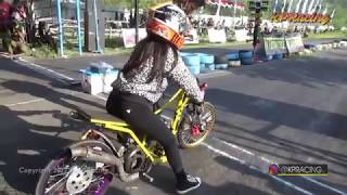 DRAG MOTOR TERBARU - Kumpulan JOKI WANITA GDS FUN DRAGBIKE 2017