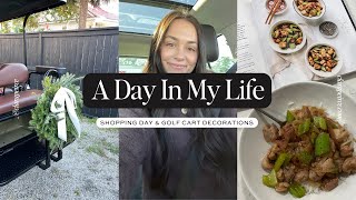 DAILY VLOG: Shop With Me, Donation, & Golf Cart Wreath