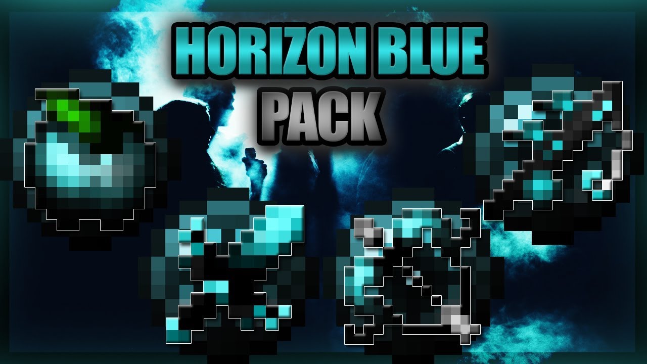 Minecraft PvP Texture Pack l HORIZON BLUE FPS Pack ★ - YouTube