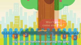 ITTY BITTY INCH WORM- KIDS SONG- PRESCHOOL