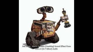Ben Burtt - Wall-E Scream Crashing Sound Effect From Wall-E In F Minor Audio
