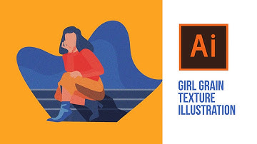 HOW TO DO GRAIN TEXTURE ILLUSTRATION | ADOBE  ILLUSTRATOR