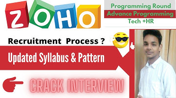 Zoho Interview & Recruitment Exam Pattern for Software Developer | Syllabus | Level 1