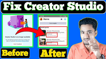 How to Fix Facebook Creator Studio app not working problem | Creator Studio no longer available