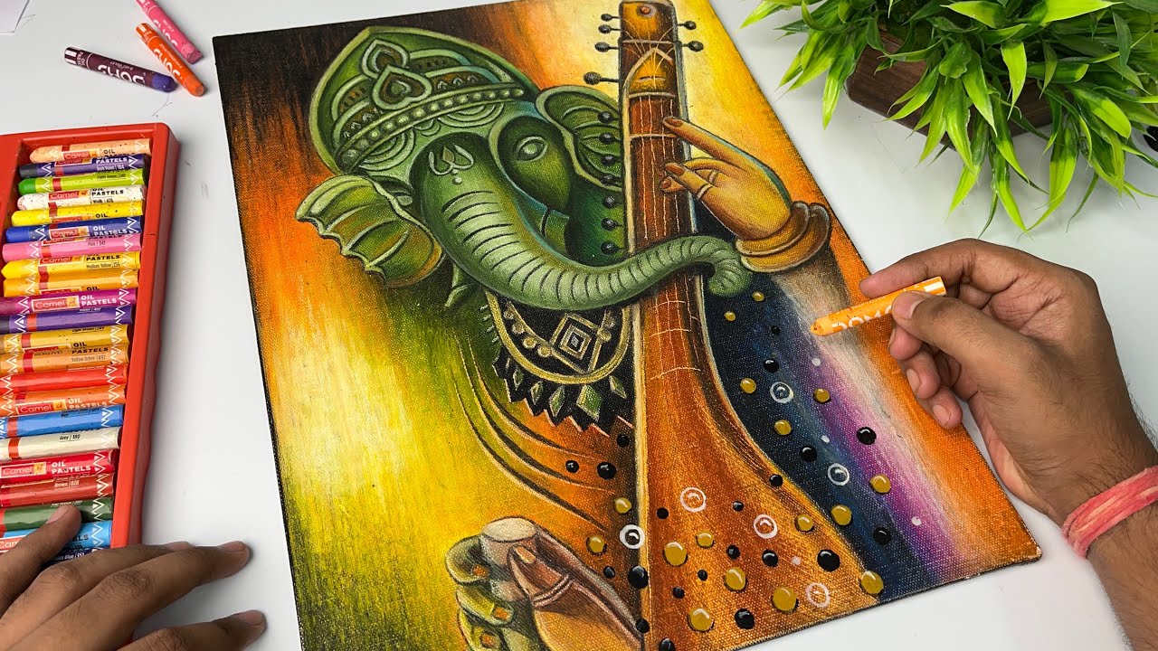 Easy Drawing - Lord GANESH easy water colour painting . | Facebook