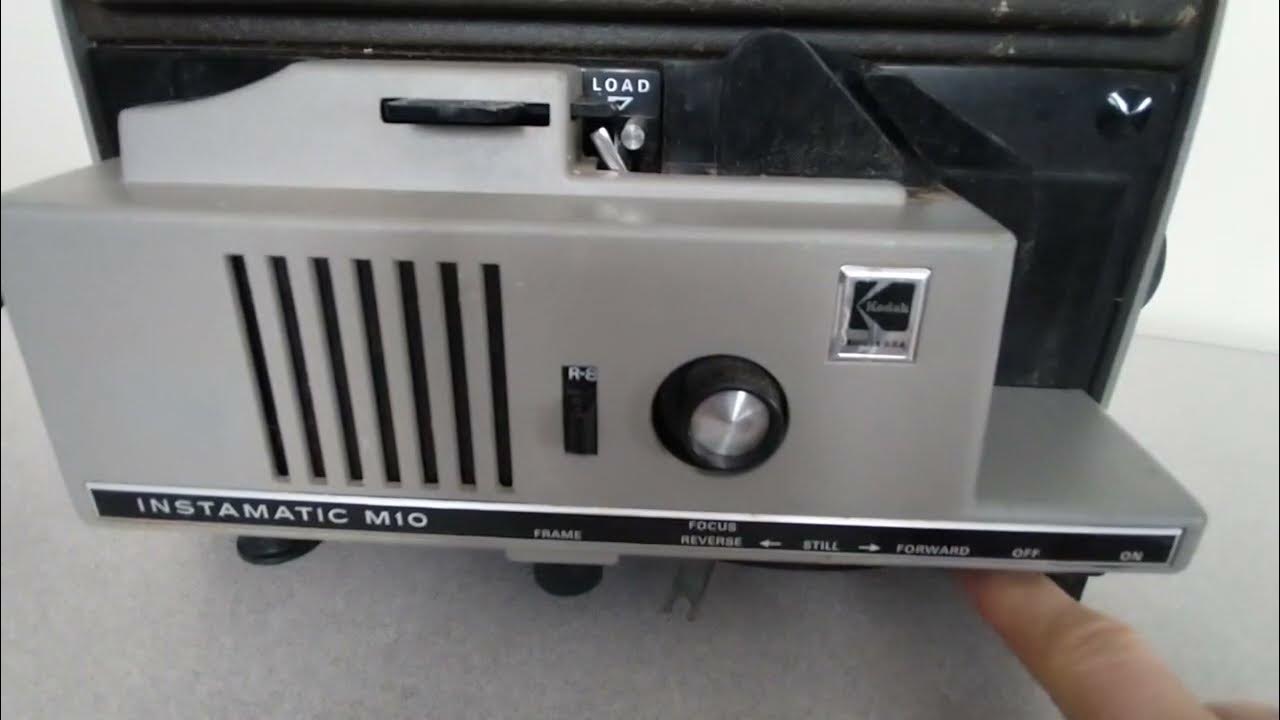 Kodak instamatic M10 movie projector video 2 of 2. FOR SALE working