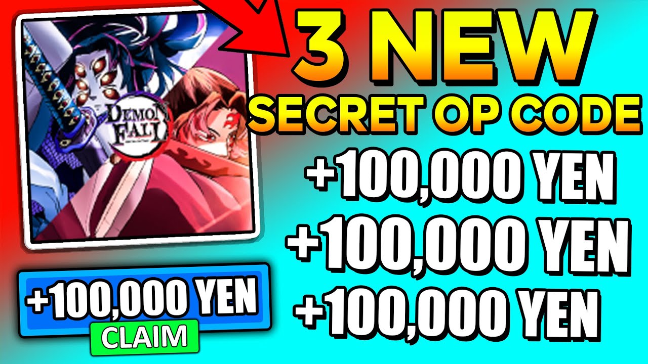 Demonfall (JUNE 2022!) ALL *NEW* SECRET OP CODES!? Roblox Demonfall ...