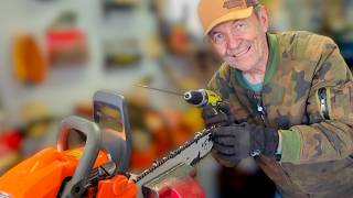 #297 Faster Chain Saw Sharpening | At The Ranch
