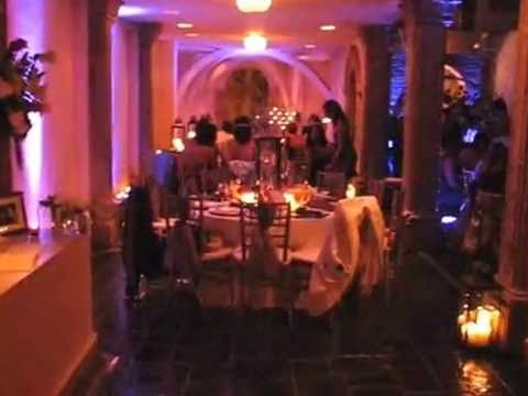 wedding dj houston las velas venue uplights monogram photo booth
