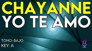 Chayanne - Yo Te Amo - Karaoke Instrumental - Bajo
