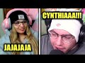 La Cynthia trolea al Cristian 😂