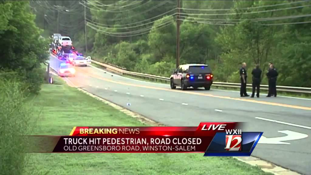 Pedestrian hit by tractor-trailer - YouTube
