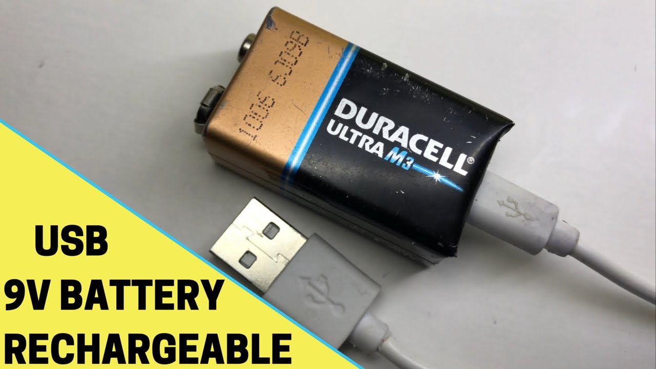 How To Make Usb Rechargeable 9v Li Ion Battery Youtube