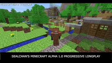 Minecraft Alpha v1.0 Longplay - E187 (R16) - Building the Upper Mirror Lake Wetland in Alsea