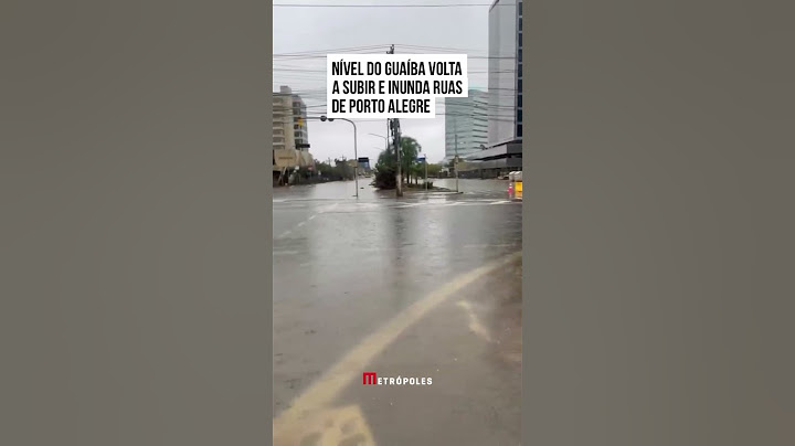 Nível do Guaíba volta a subir e inundar ruas de Porto Alegre