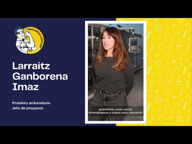 Larraitz Ganborena Imaz - Proiektu arduraduna / Jefa de proyecto