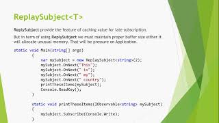 Subject  Reactive Extension   Rx NET