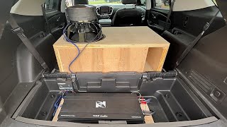 Really Loud For One Sub Custom Box For Single Subwoofer