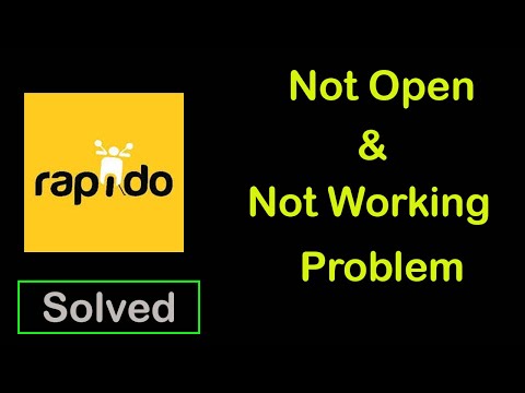 How to Fix Rapido App Not Working | Rapido Not Opening Problem in Android & ios