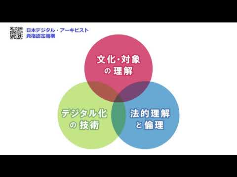 日本デジタル・アーキビスト資格認定機構のPR動画
