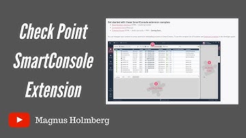 Check Point Firewall - SmartConsole extension R80.20 and above