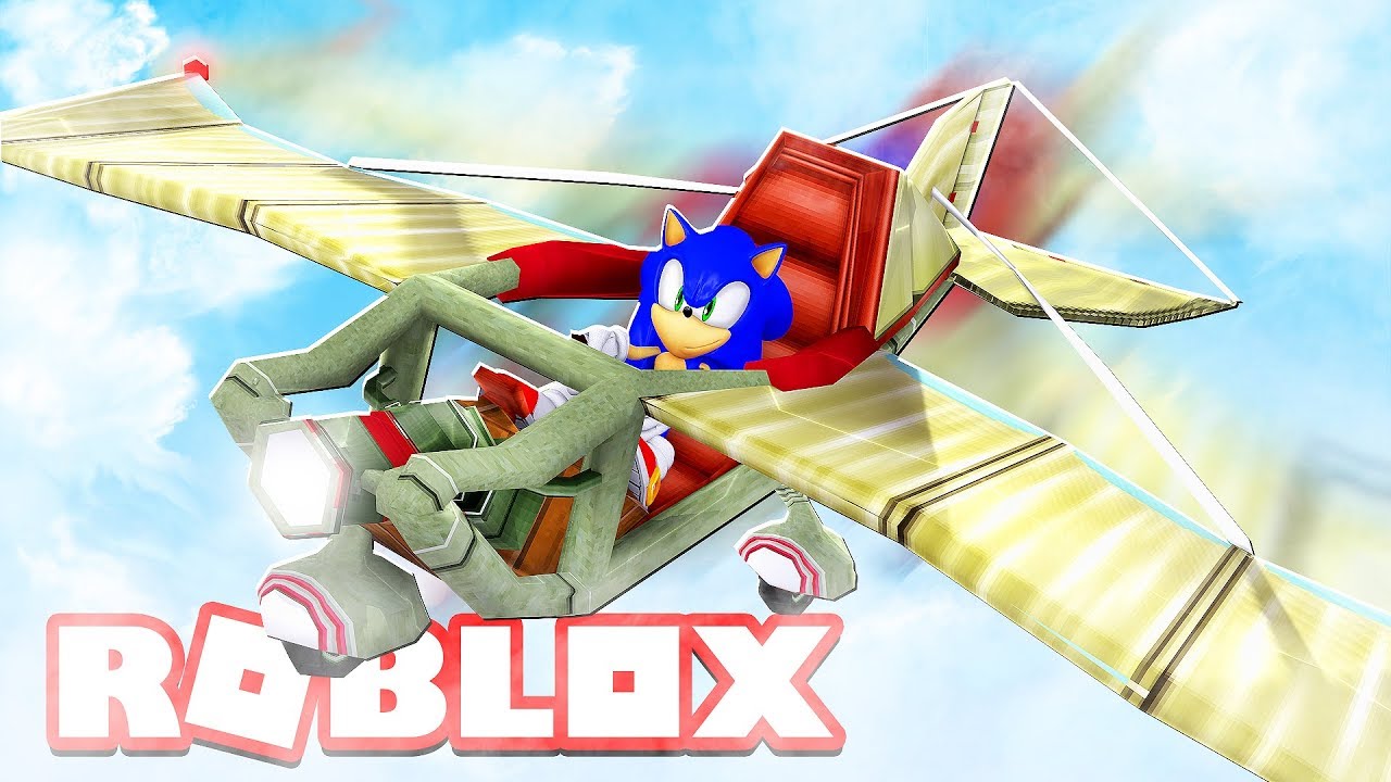 Sonic Learns To Fly A Plane Roblox Sonic S Universe Youtube - roblox plane rp