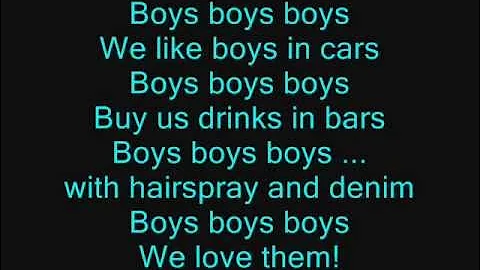 Lady GaGa - BoysBoysBoys [Lyrics]