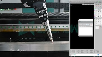 Laser plane bevel cutting debugging