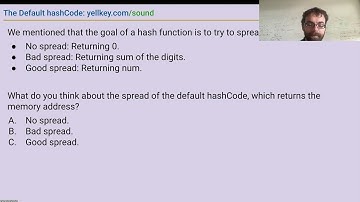CS61B - Hashing 2 - Video 3 - Why Bother With Custom Hash Functions?