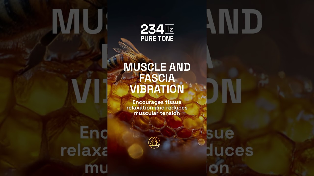 234 Hz Pure Tone Bee Frequency | Vagus Nerve Calm, Grounding & Nervous System Reset 🐝