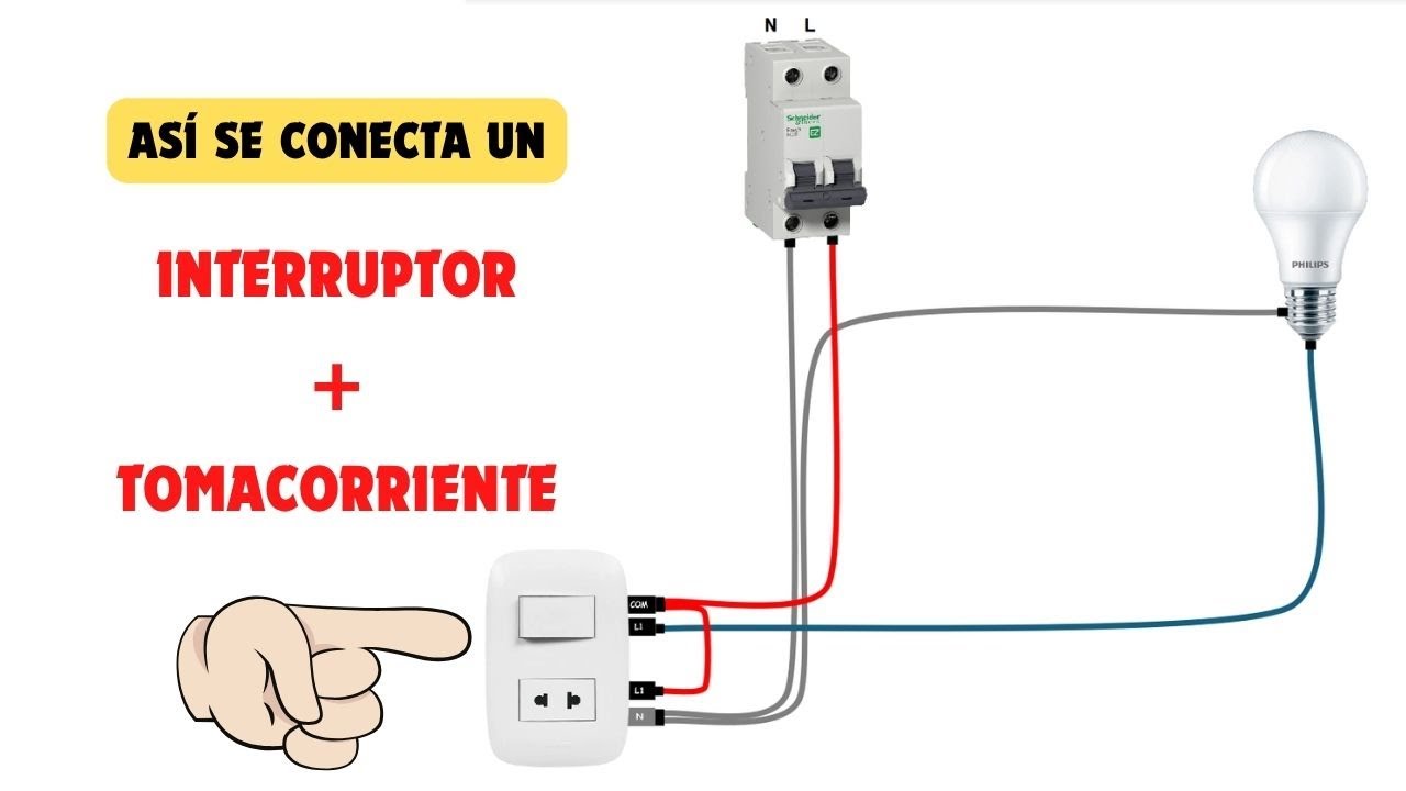 🔌 Cómo instalar un interruptor y tomacorriente en el mismo punto ...