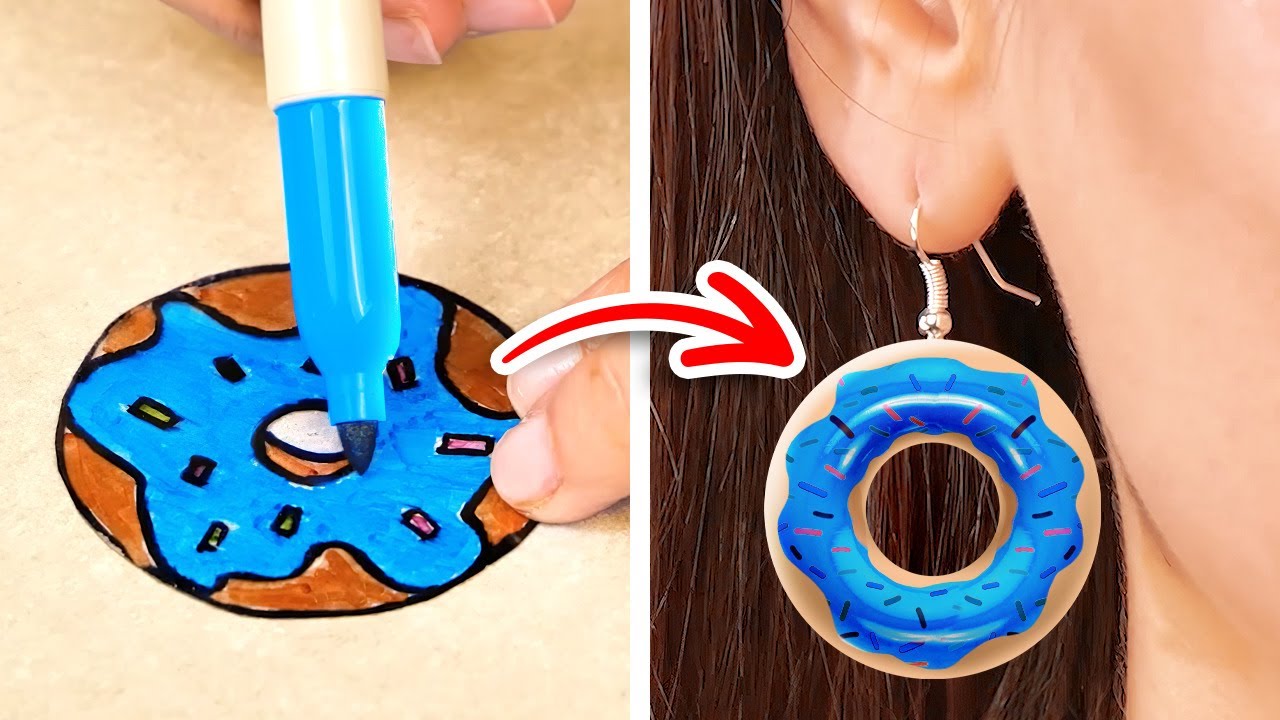 Cool And Cheap DIY Jewelry To Make You Look Gorgeous || Cute Mini Crafts From Clay And Resin