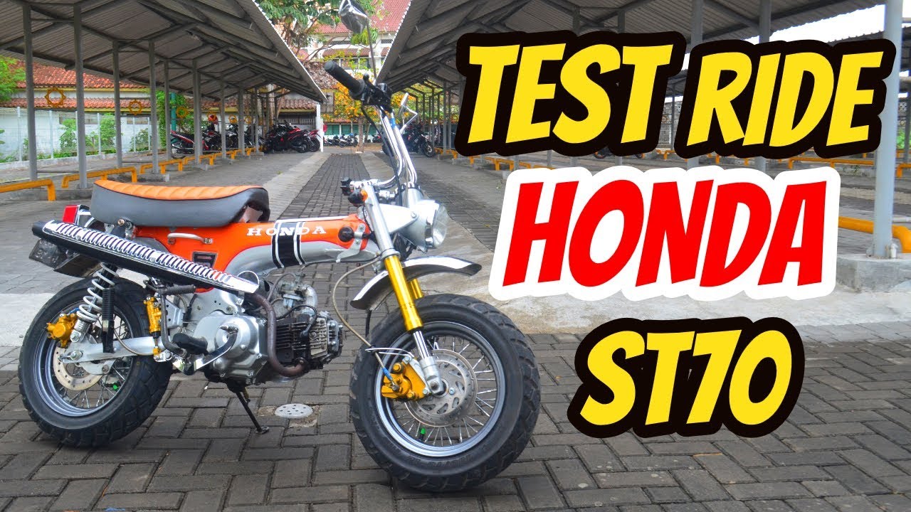 Test Ride Motor Mini Honda Dax St70 Indonesia Youtube