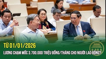 Chính thức: Từ 01/01/2026, lương chạm mốc 3.700.000 triệu đồng/tháng cho người lao động?