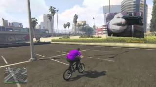 GTA 5 How to bunny hop SUPER HIGH!!!!