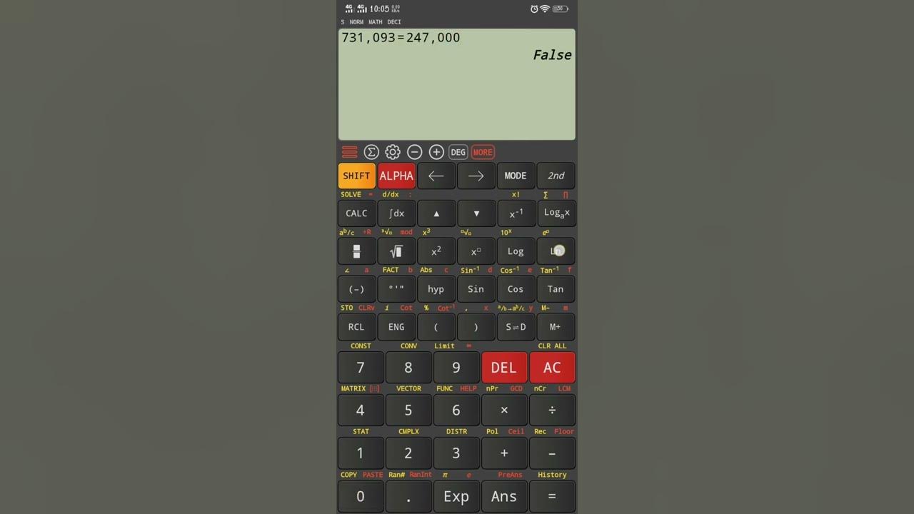 Shift solve scientific calculator youtube