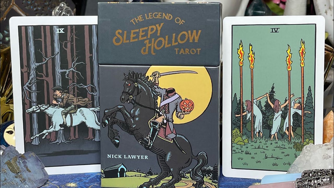 THE LEGEND OF SLEEPY HOLLOW TAROT Headless Horseman Edition FLIP THROUGH REVIEW LETS HAVE A LOOK 👀