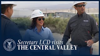 Secretary LCD Visits with Workers in California’s Central Valley
