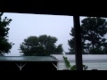 Severe Thunderstorm (Porch View) - 6/28/13 - Storm A