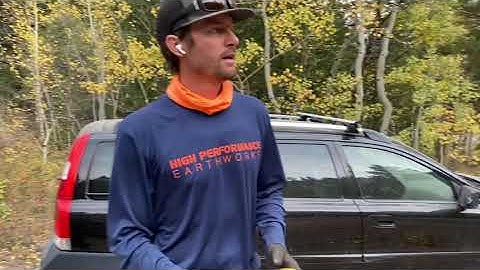 Septic System Test pits in Empire, CO with my father-in-law.