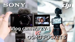 เปรียบเทียบกล้อง DJI OSMO Pocket 3 VS Sony ZV1 By Mr Gabpa