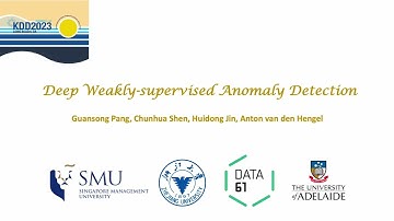 KDD 2023 - Deep Weakly-supervised Anomaly Detection