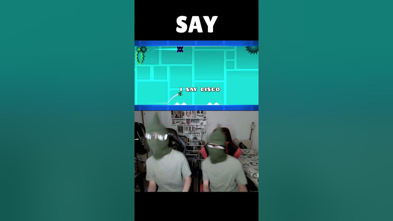 ARE THEY 2!? DISCO PARTY! - Geometry Dash #shorts