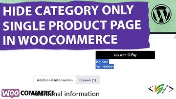 How to Hide Category Only via Custom Code in Single Products Page in WooCommerce WordPress